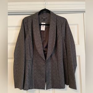 NWT womens Studio by Torrid Uptown Peplum blazer